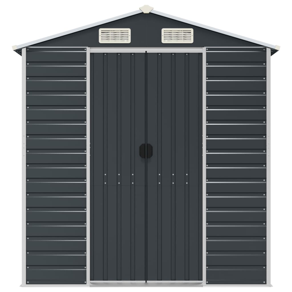 Maison Exclusive - Abri de jardin anthracite 191x555x198 cm acier galvanisé - 4