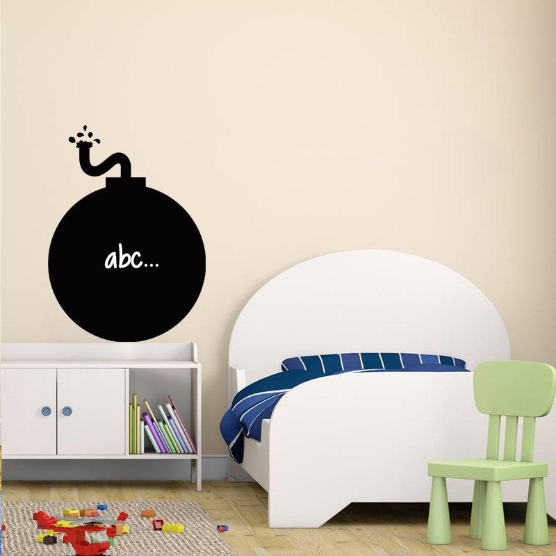 Adesivo ardesia Bomba disegno - Sticker adesivo - adesivi murali - 135x100cm - 3