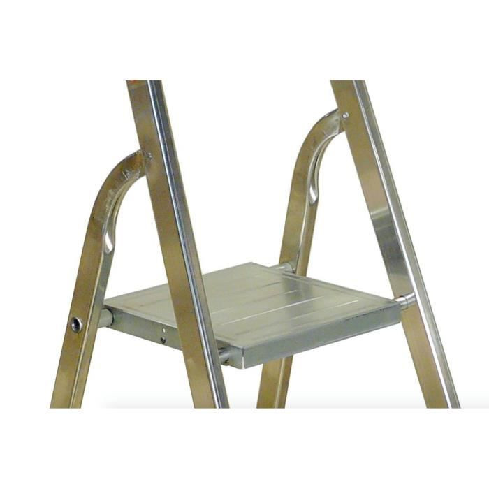 Escabeau ménager de sécurité ESCALUX V28150A Aluminium 6 marches H 3M20 - 3