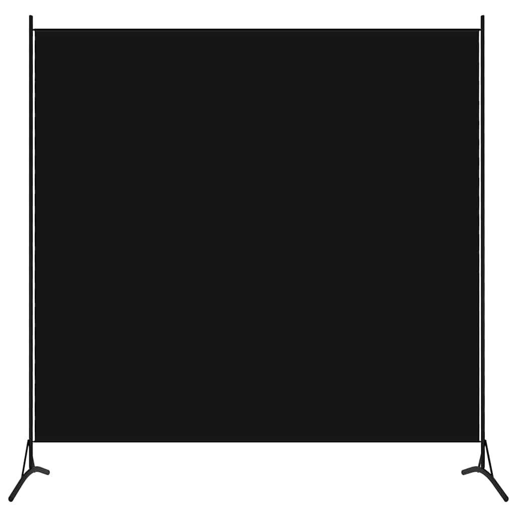 Cloison de séparation en tissu noir, pour la chambre, 175 × 180 cm - 2