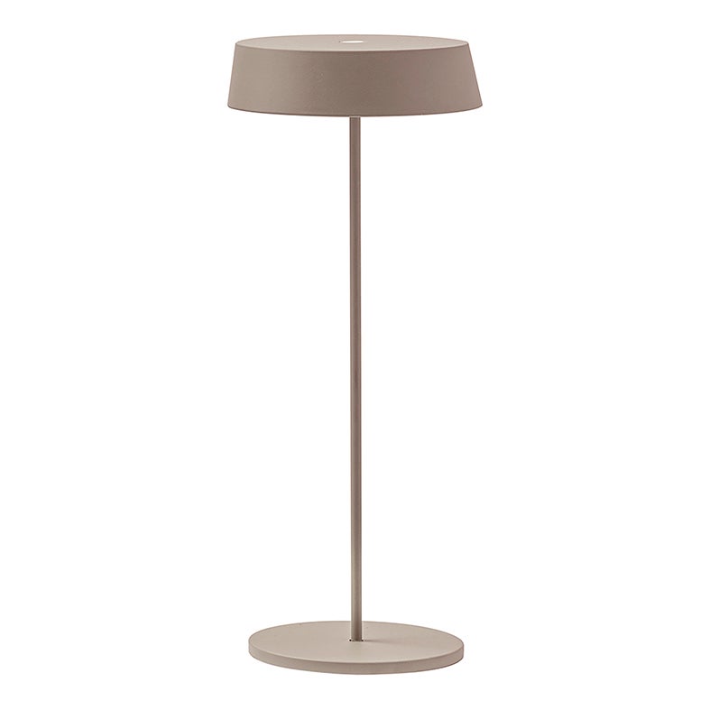 Lampa stołowa LED Inemuri Cipria z funkcją ładowania przez USB Touch i ściemniania, żywotność baterii 12 godzin