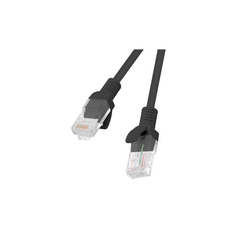 Lanberg Cavo Di Rete RJ45 UTP Cat 5e – 0,25m – Colore Nero (PCU5-10CC-0025-BK)