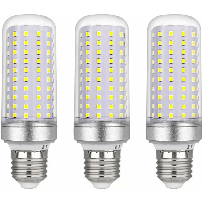 Zestaw 3 żarówek LED E27 30W do żyrandoli, lamp sufitowych, lamp stołowych i lamp podłogowych.
