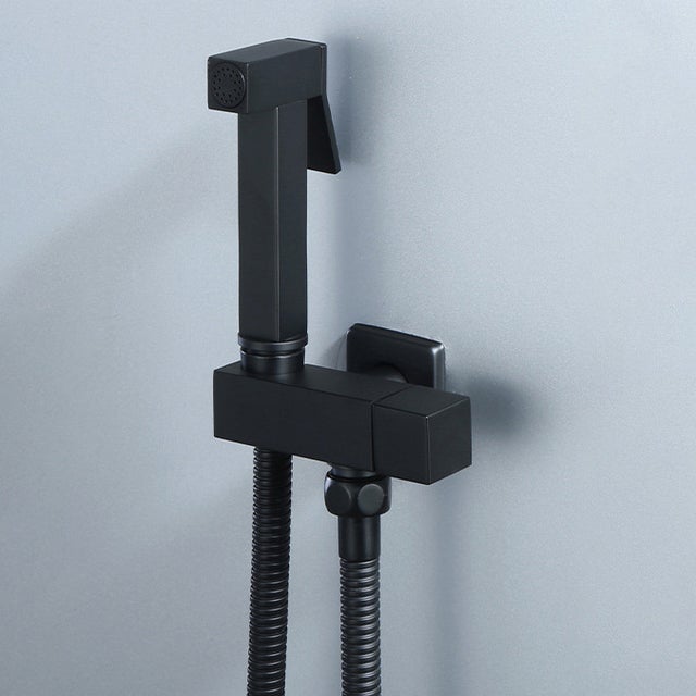 Kit de rociador para inodoro,conjunto de ducha de mano con bidé, rociador portátil para inodoro,bidé de mano para inodoro,(manguera de ducha de 1,5 m)