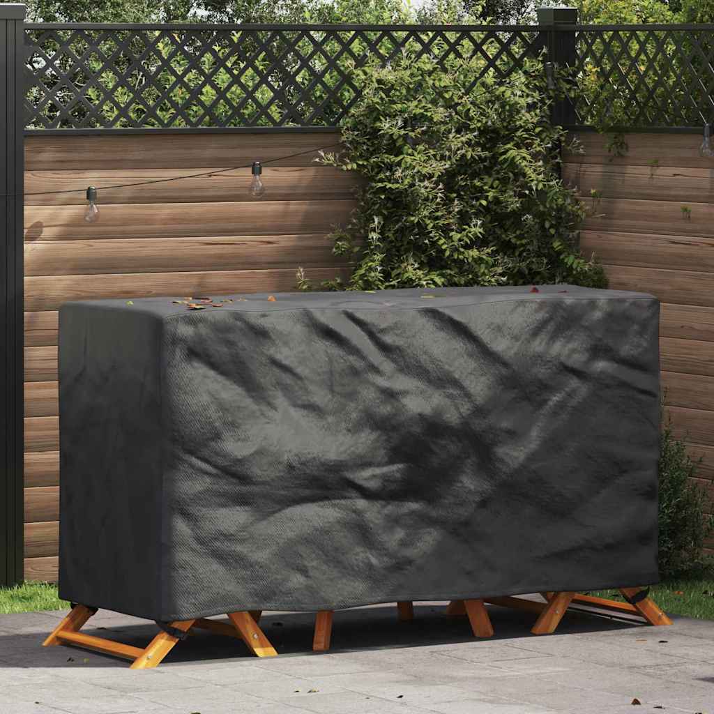 Pokrowiec na meble ogrodowe Czarny 180 x 70 x 90 cm 420D