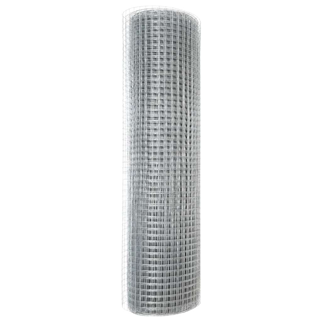 Clôture en fil d'acier soudé argenté 0,5 x 100 m - COMFORTXL - 6