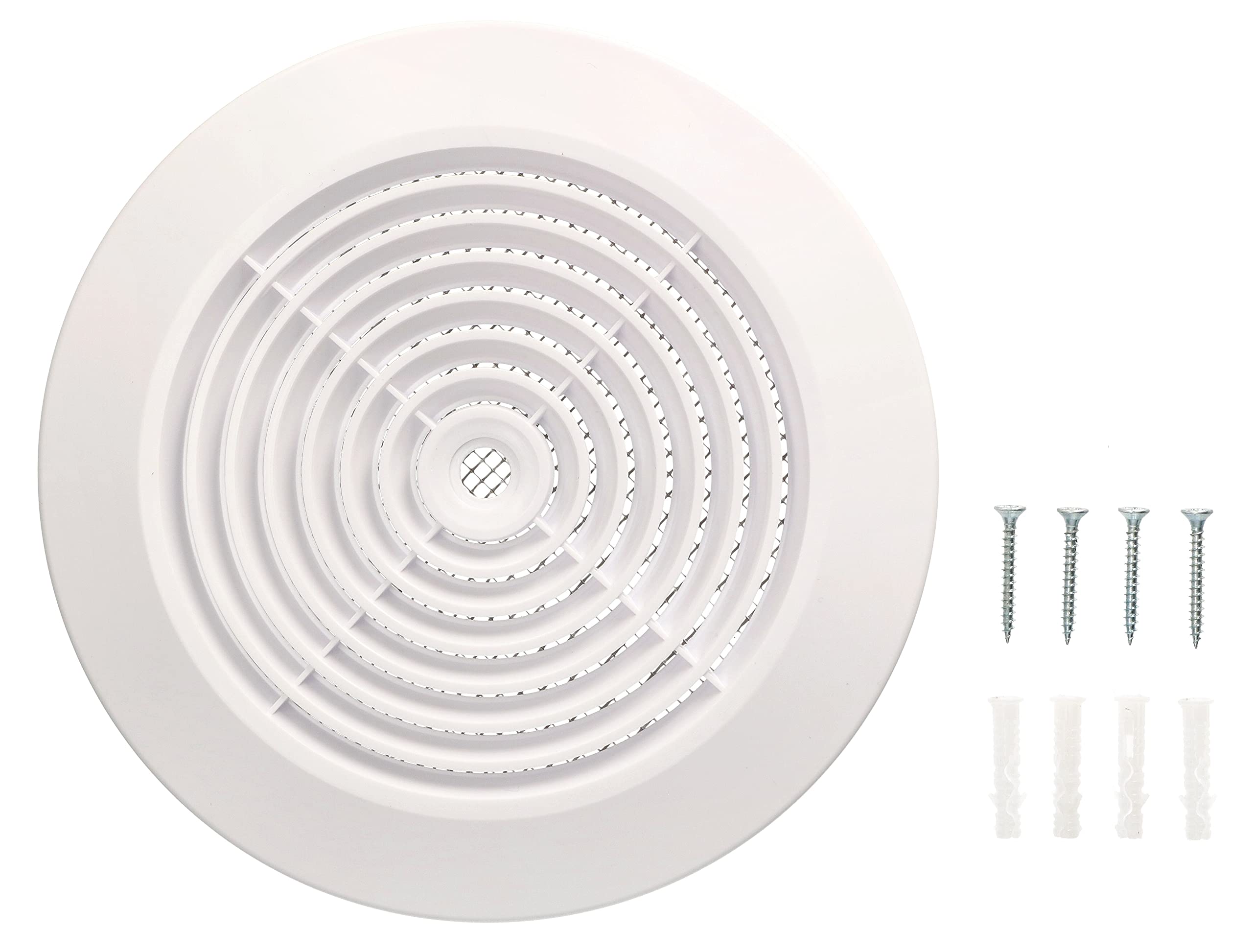 Grille d'Aération pour Montage au Plafond avec Bride/Raccord de Tuyau ...