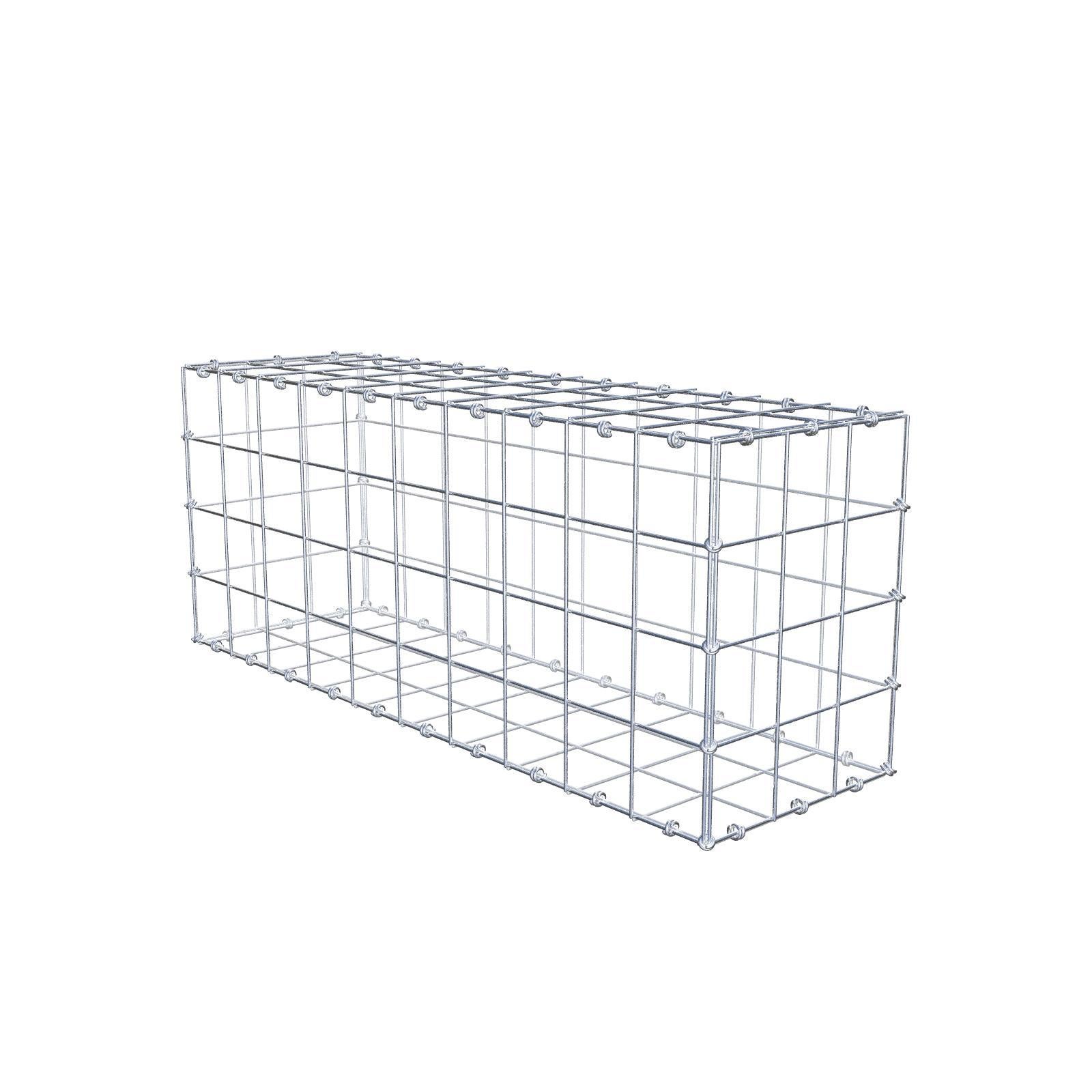 Gabion 100 cm x 40 cm x 30 cm (dł. x wys. x gł.), rozmiar oczek 10 x 10 cm, pierścień spiralny