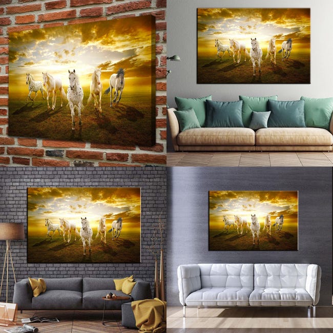 Quadro LED Su Tela Con Candela Tremolante - 30x30 Cm - Batterie Incluse - Decorazione Murale - Foto 6