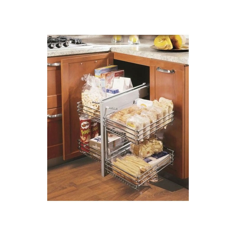 Ferrure d'angle avec corbeilles - Pour caisson hauteur mini : 520 mm - Pour caisson de largeur mini : 680 mm -ITAR - 5