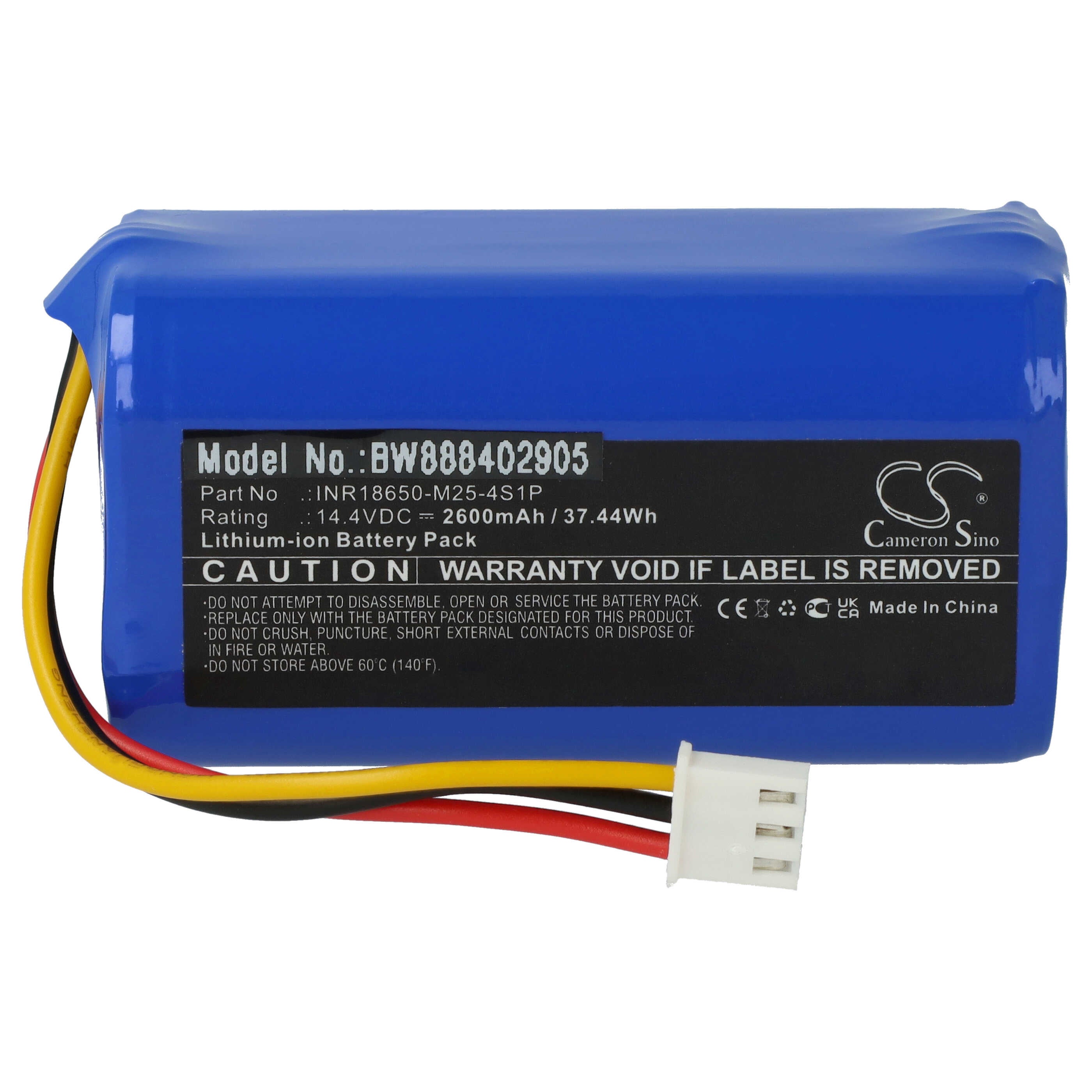 Batterie Litio Batteria 3000mAh 14.4V Per Aspirapolvere Proscenic 800T 820T 830T - Ricambio Originale Ricambio Batteria PR-800T PR-820T - 8