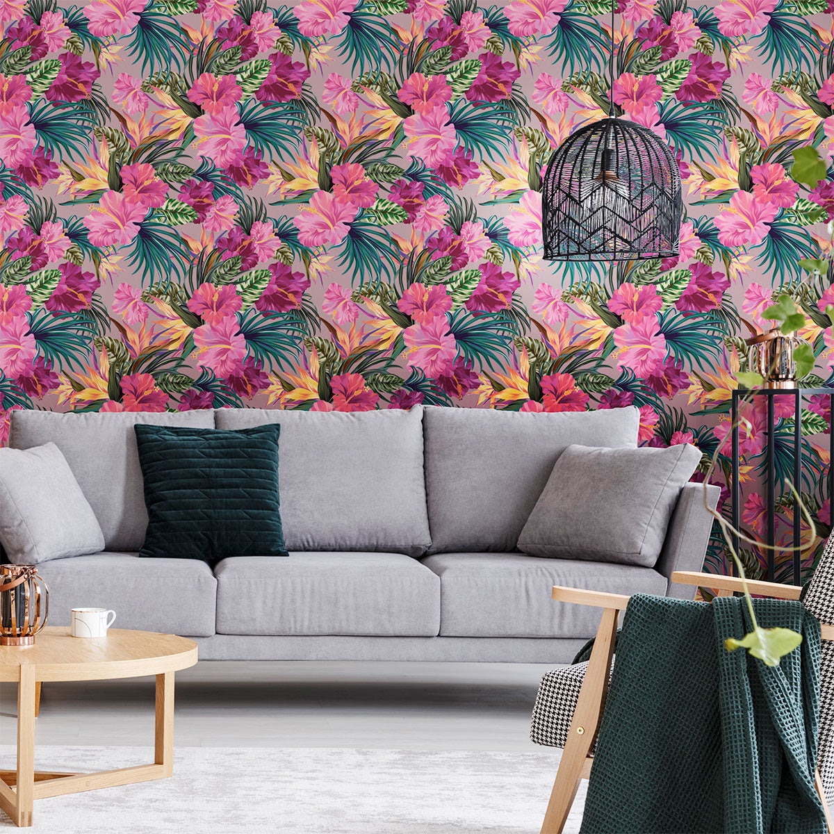 Adesivo arazzo tropicale Cartago - Sticker adesivo - adesivi murali - 50x50cm - 3