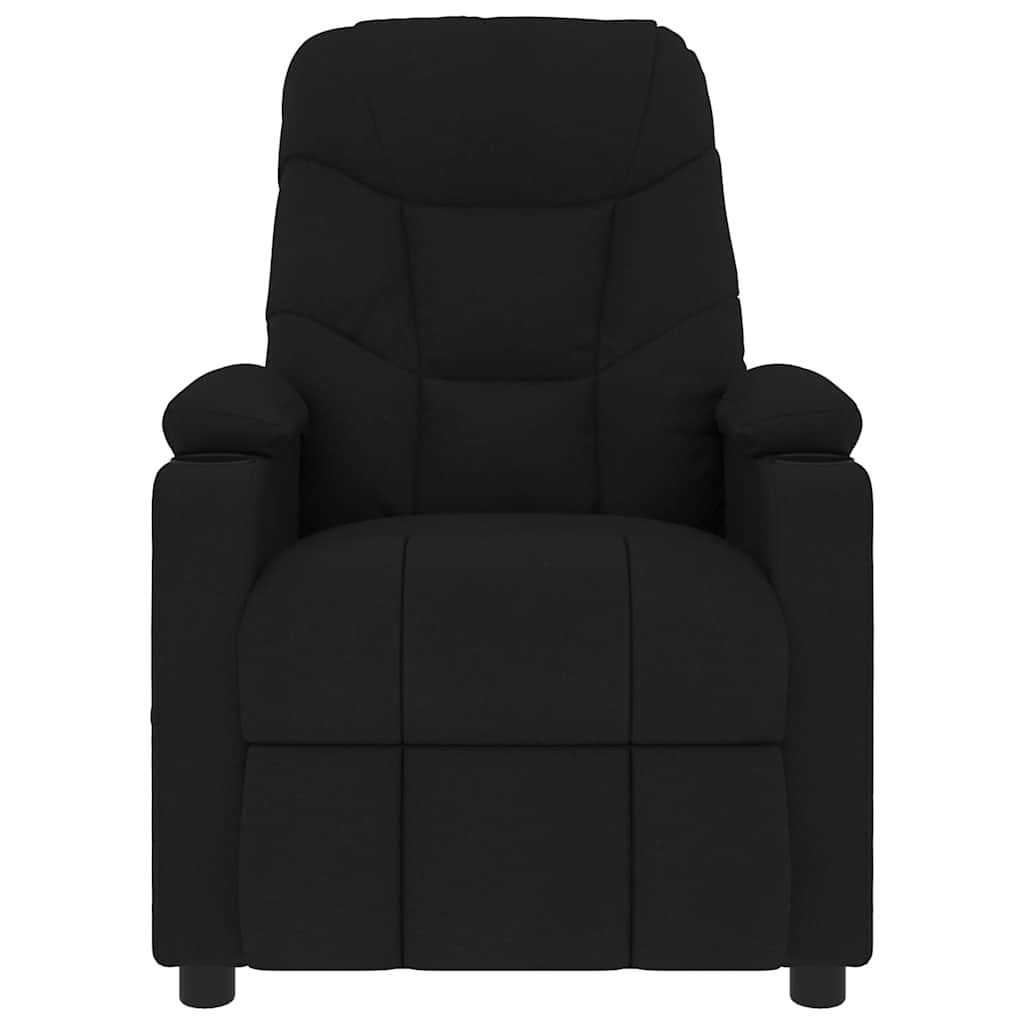 Fauteuil de massage Noir Tissu vidaXL - 4
