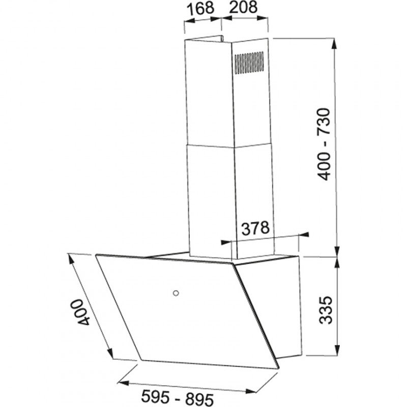 Chauffe-eau standard Mepamsa 60 cm 600 m³/h 200 W Blanc - 5