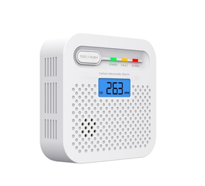 Monitor Qualità Aria Portatile Per Interni – Rileva CO2, HCHO, TVOC E Umidità, Con Display LCD E Batteria A Lunga Durata