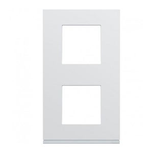Plaque de finition Gallery - verticale/entraxe 71 mm - 2 postes