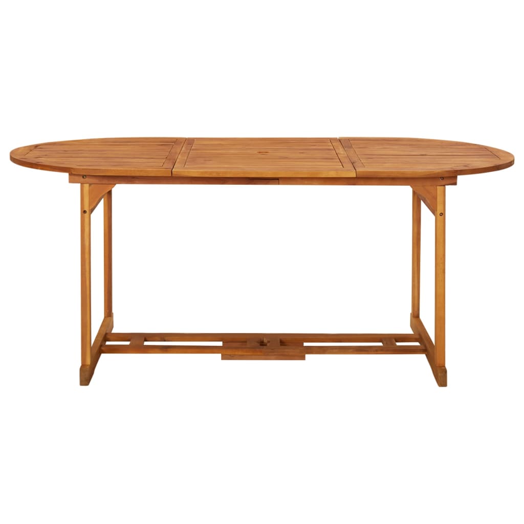 Table à dîner de jardin 180x90x75 cm Bois d'acacia solide 2 - 2