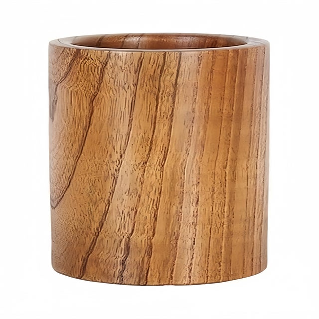 Pot à Ustensiles De Cuisine En Bois Massif - Idée Cadeau Déco - Neuf