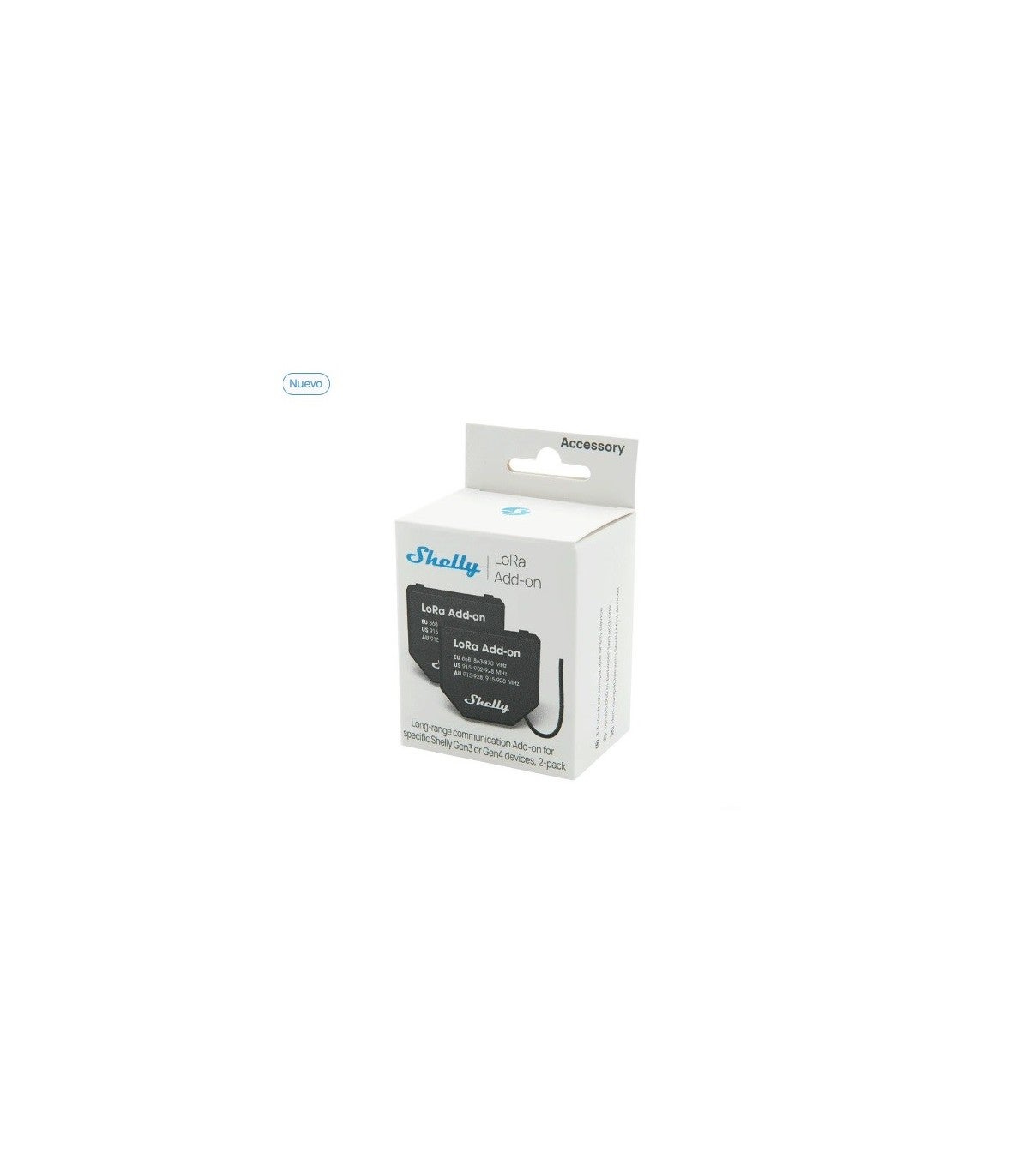 Shelly Lora Add-On -Pack 2 Negro , Leroy Merlin