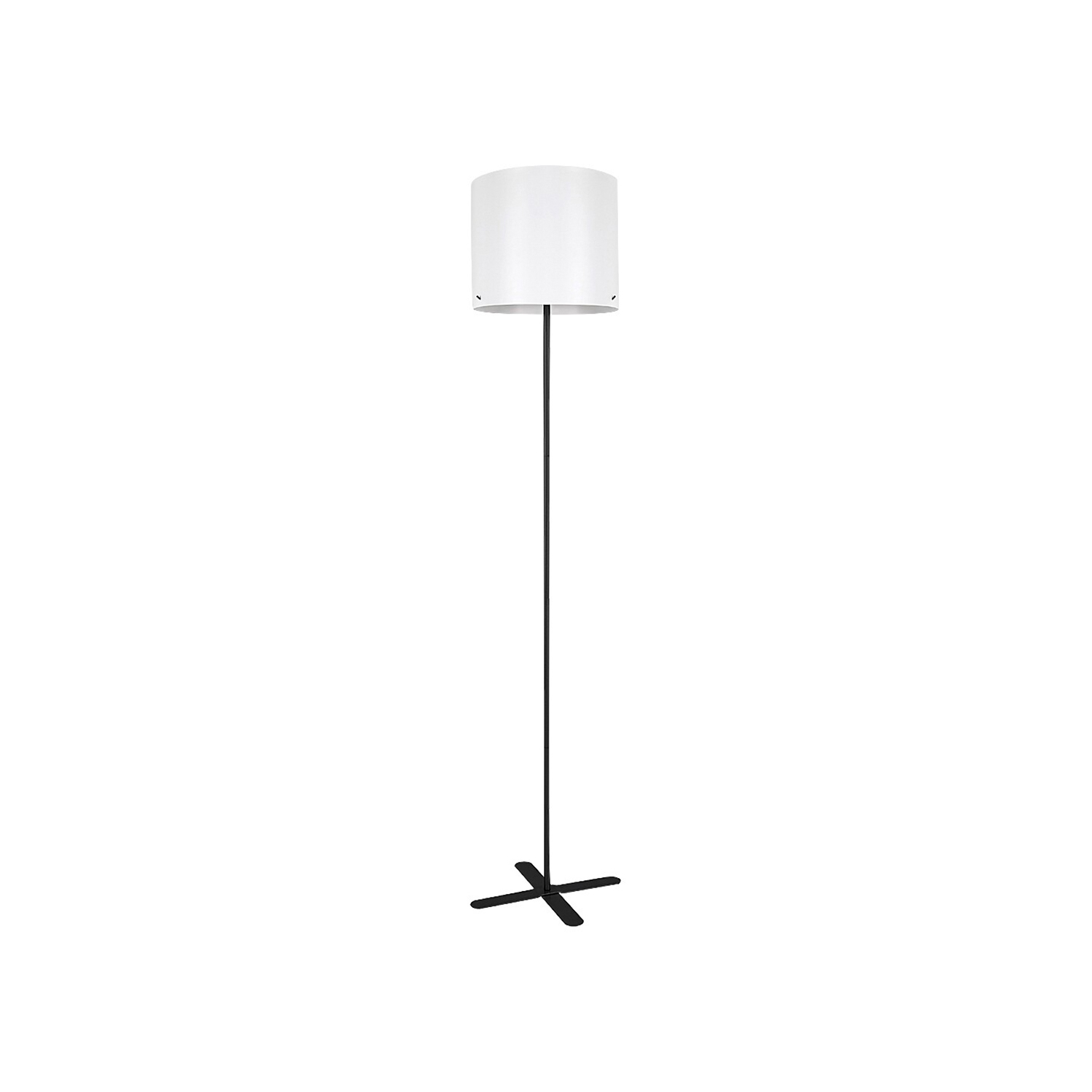 Lampa podłogowa stojąca Izander czarno-biała 1xE27x40W wym: 149 x 34 x 30 cm metal Rabalux