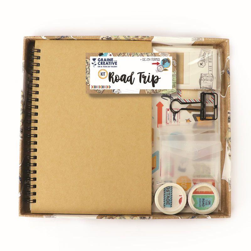 Kit Carnet Voyage Graine Créative - Journal Souvenirs Créatif