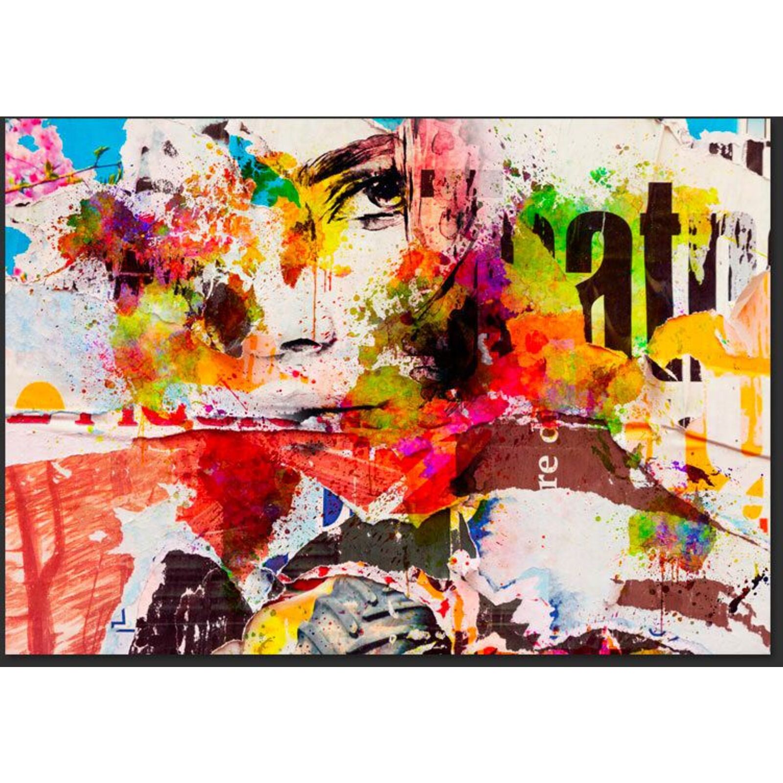 Papier peint collage de la ville - 300 x 210 cm - 2