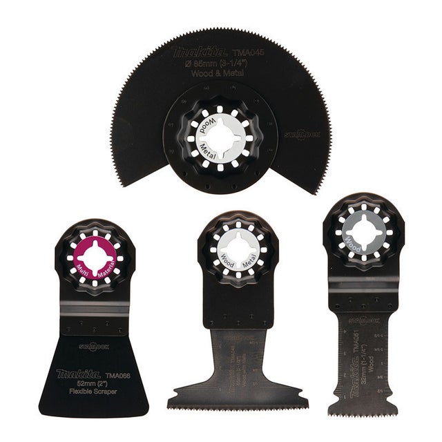 Jeu de lames pour découpeur ponceur STARLOCK (4 pcs) - MAKITA B-67505