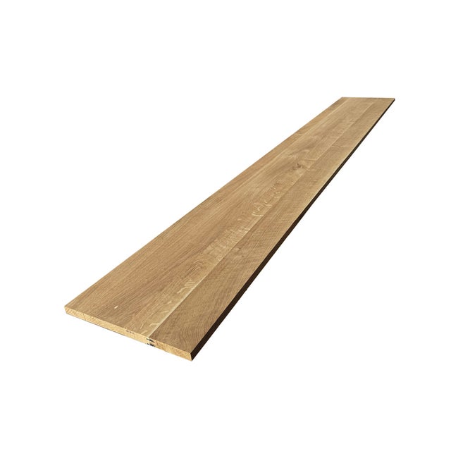 Tablette Chêne Rustique bois massif pleines lames, L.200 x l.40 cm, Ep.18 mm