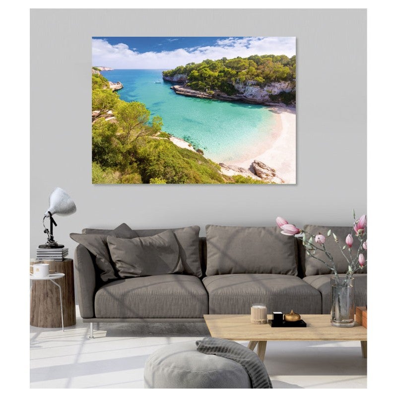 Tableau toile en kit MAJORQUE 180 x 130 cm - Toile textile sans PVC, Made in France par Scenolia - 3