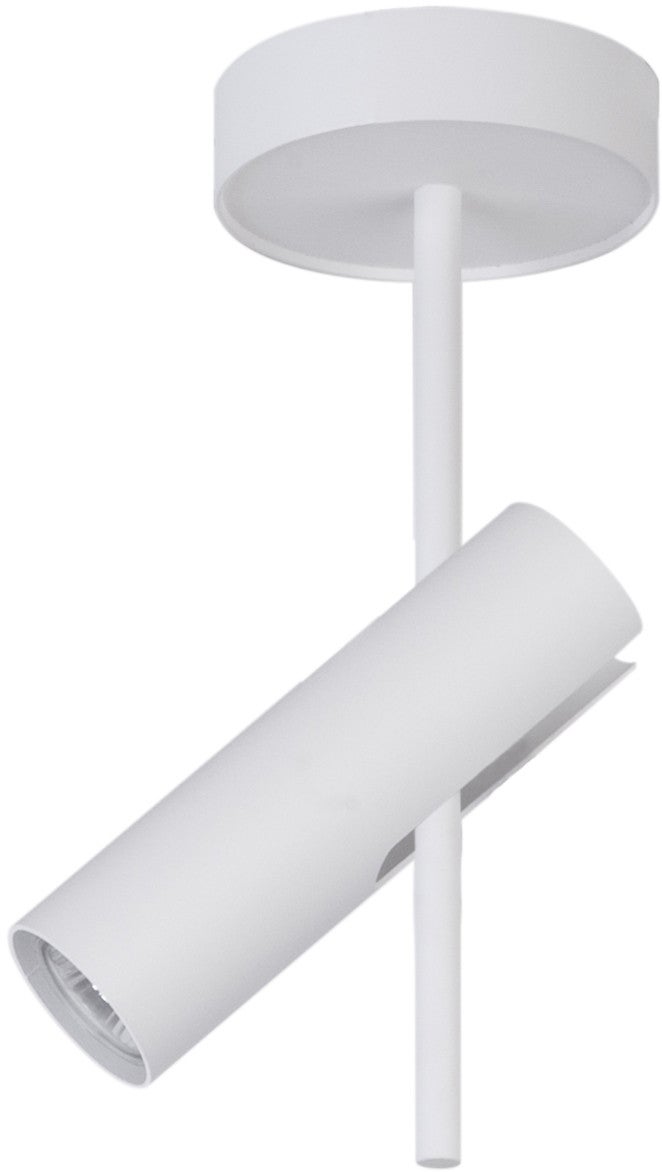 Reflektor sufitowy spot natynkowy Leda okrągły biały 1xGU10x25W wym: 34 x 28 x 13,5 cm metal SIGMA