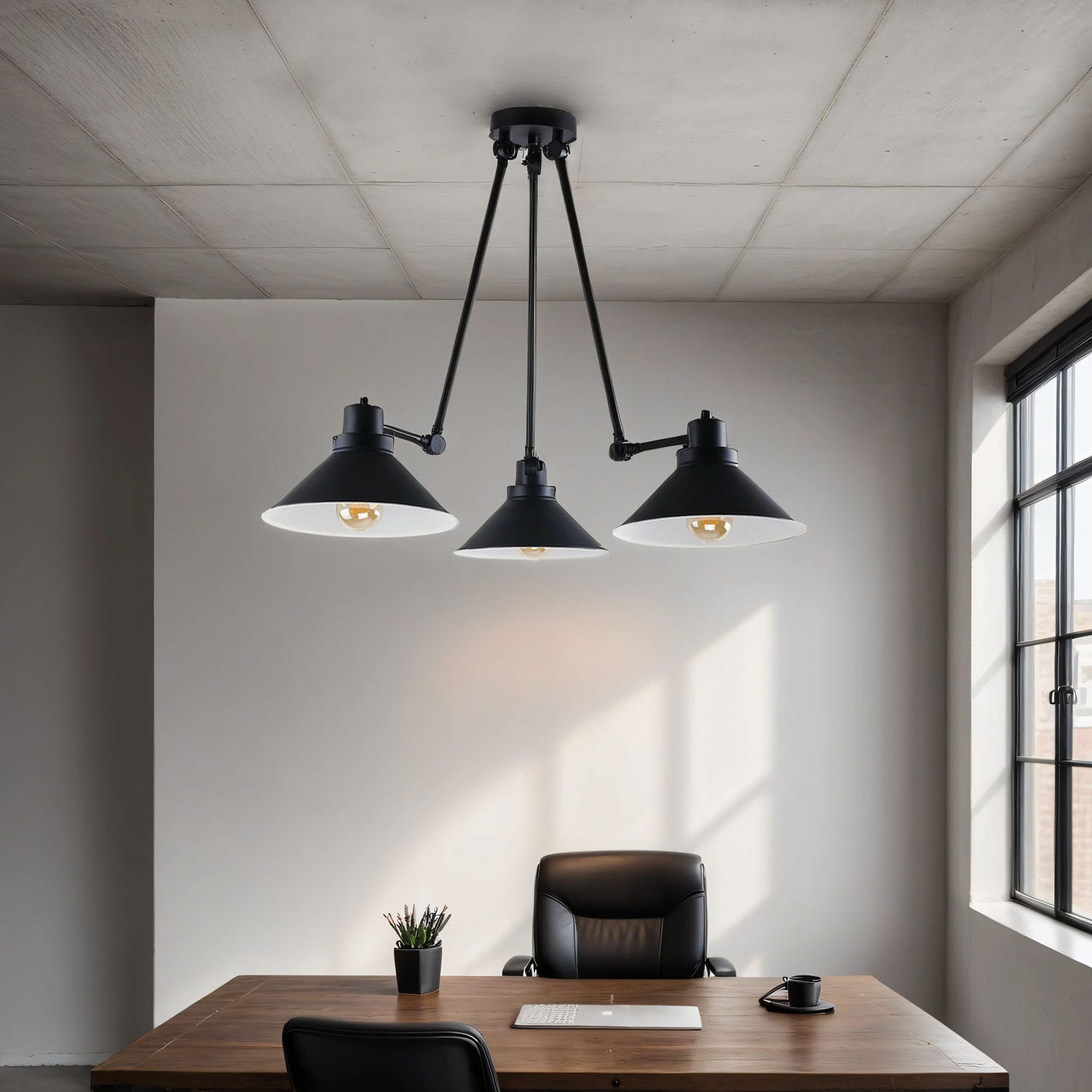 LAMPE DE SALON Plafonnier Suspension Lampe Spot Gitterschirme Noir 5x LAMPE DE SALON Plafonnier Suspension Lampe Spot Gitterschirme Noir 5x