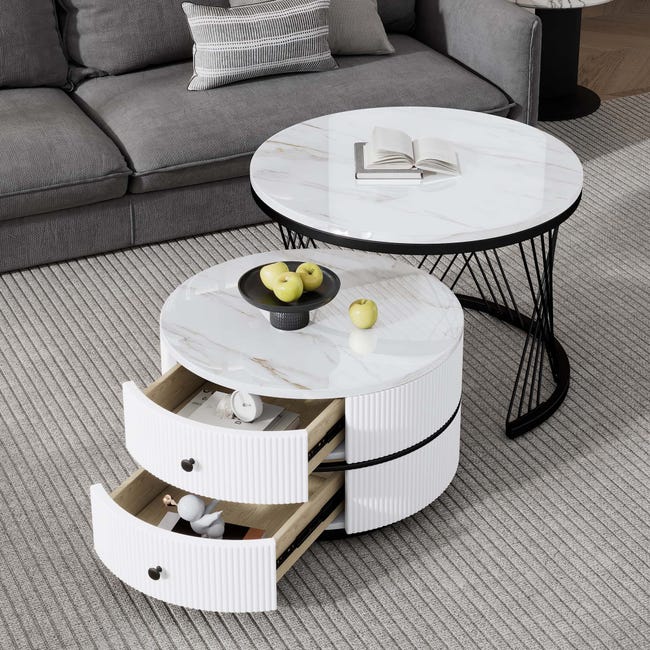 Tavolino da Salotto 90x30 cm Colore Rovere - Tars: Perfetto per Casa Tavolino da Salotto 90x30 cm Colore Rovere - Tars: Perfetto per Casa
