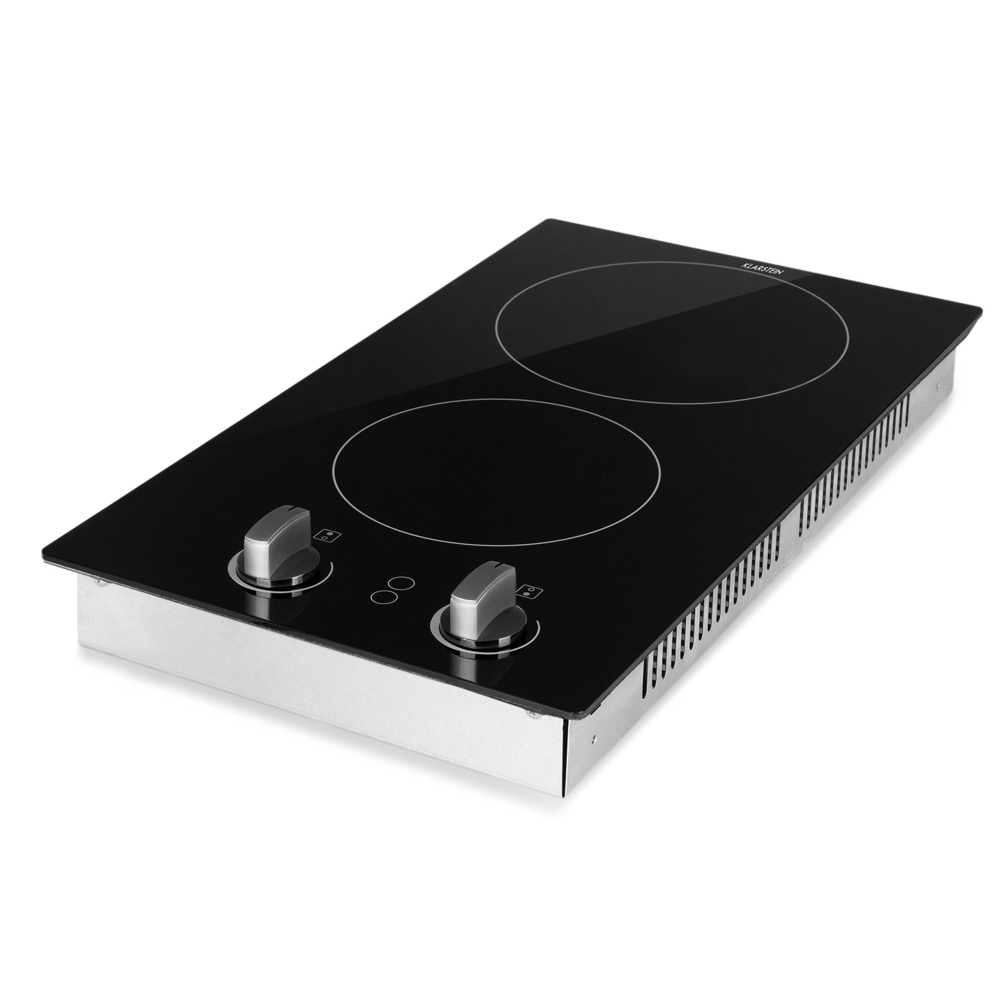 Klarstein EasyCook Domino Plaque de cuisson vitrocéramique encastrable 3000W max - Noire - 3