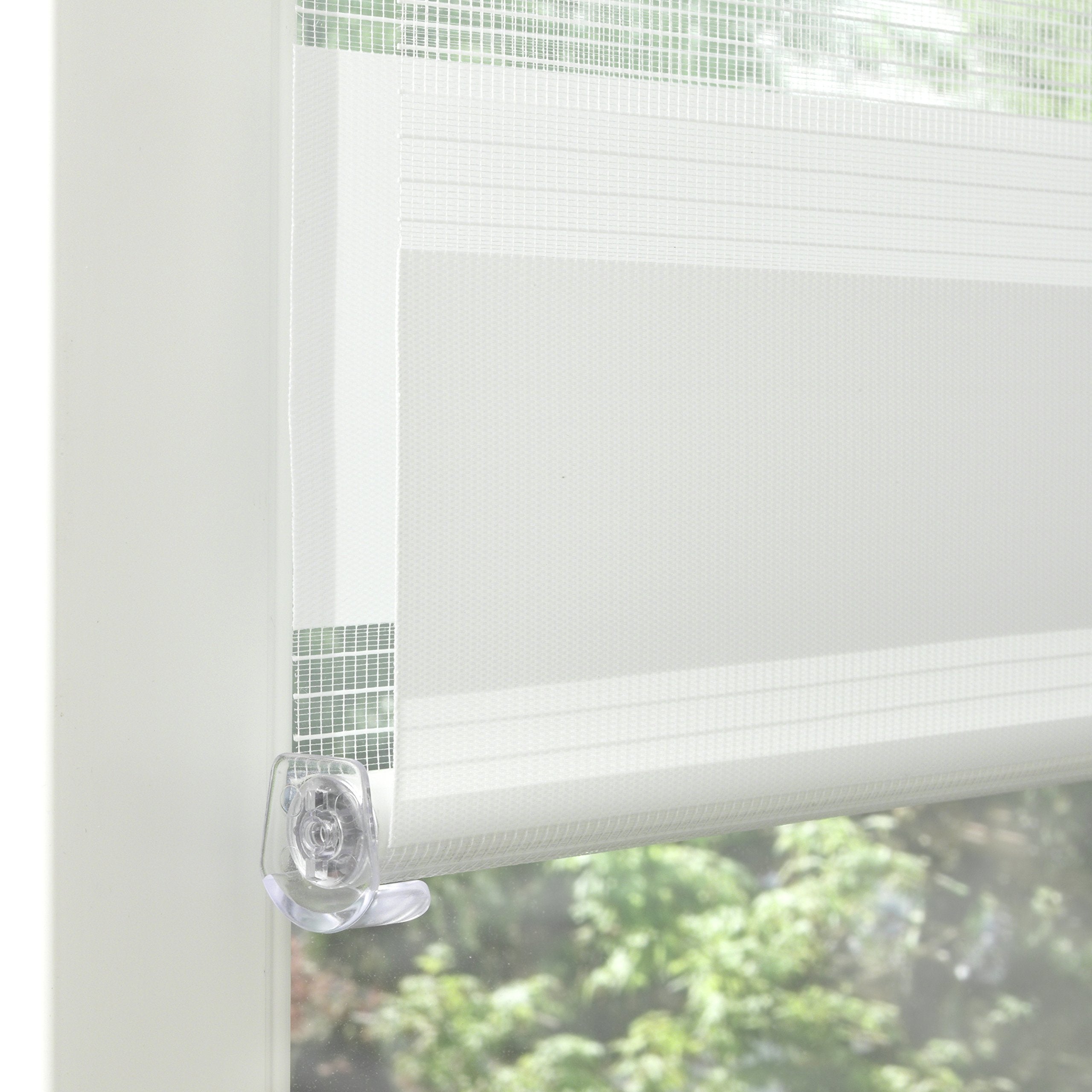 Tenda Termica A Rullo Oscurante - 70x150cm Bianca Risparmio Energetico - Foto 9