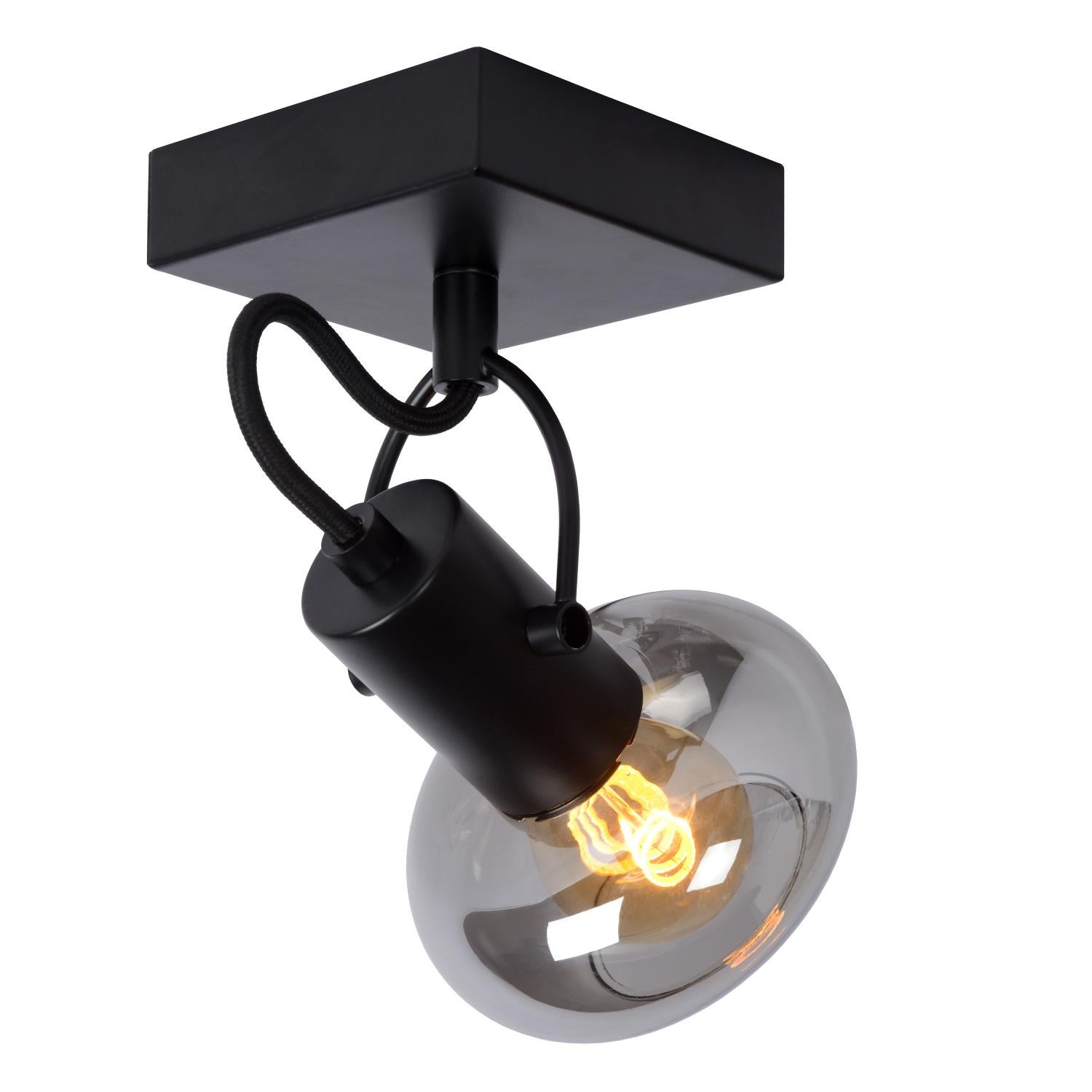 Spot plafond MADEE - Noir - 1xE14 - Lucide - 7
