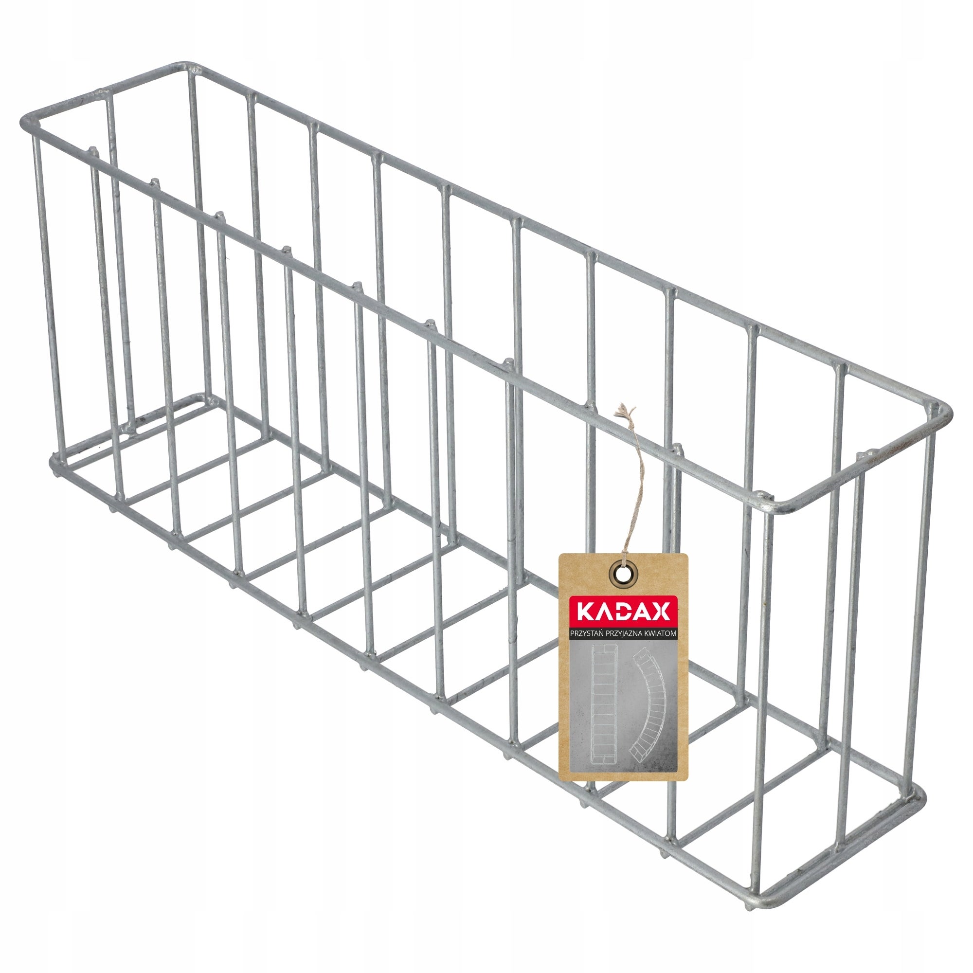 DONICA GABIONOWA SIATKA OBRZEŻE OGRODOWE TRAWNIKOWE PANEL 51 cm STALOWA