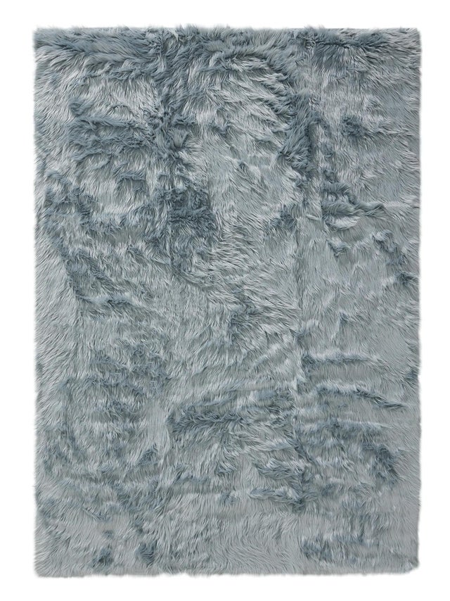 Tappeto Pelo Lungo 150x180 Cm Morbido E Antiscivolo – Grigio Chiaro, Perfetto Per Soggiorno, Camera E Cucina