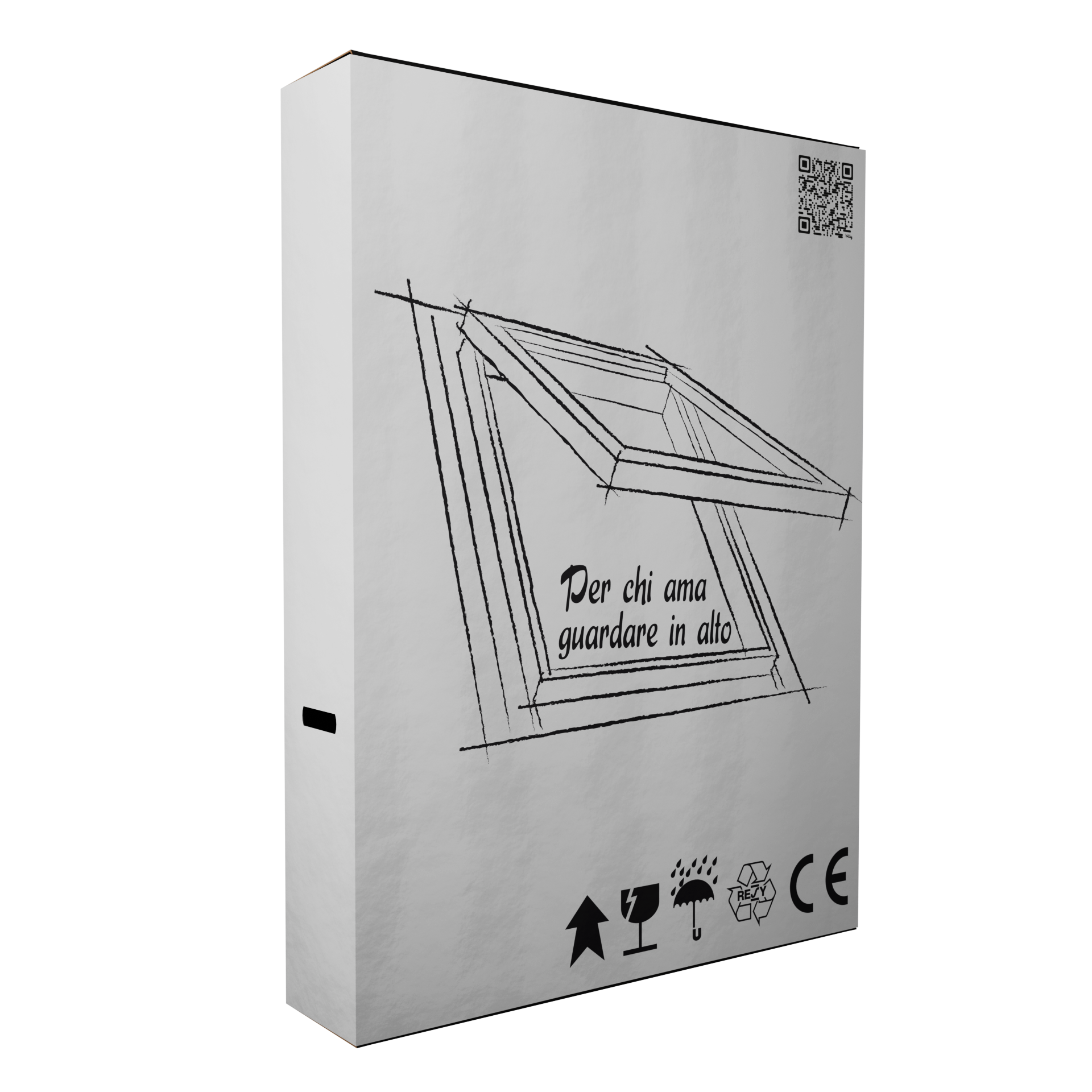 Emica - Best Vasistas Aluminium Skylight | Verre isolant 4-9-4 | Intérieur en bois de sapin | Poignée avec 4 positions d'ouverture (45x55 BxH) - 10