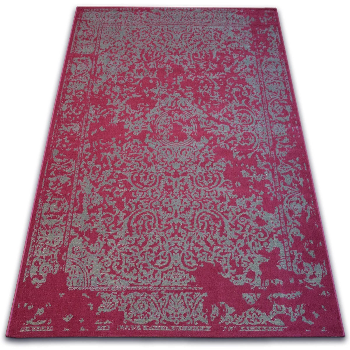 Dywan Vintage 22208/082 bordo / szary rozeta klasyczny 200x290 cm