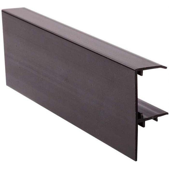 Profil F en PVC pour 10 mm – Couleur : Marron – Longueur : 3 m | Leroy ...