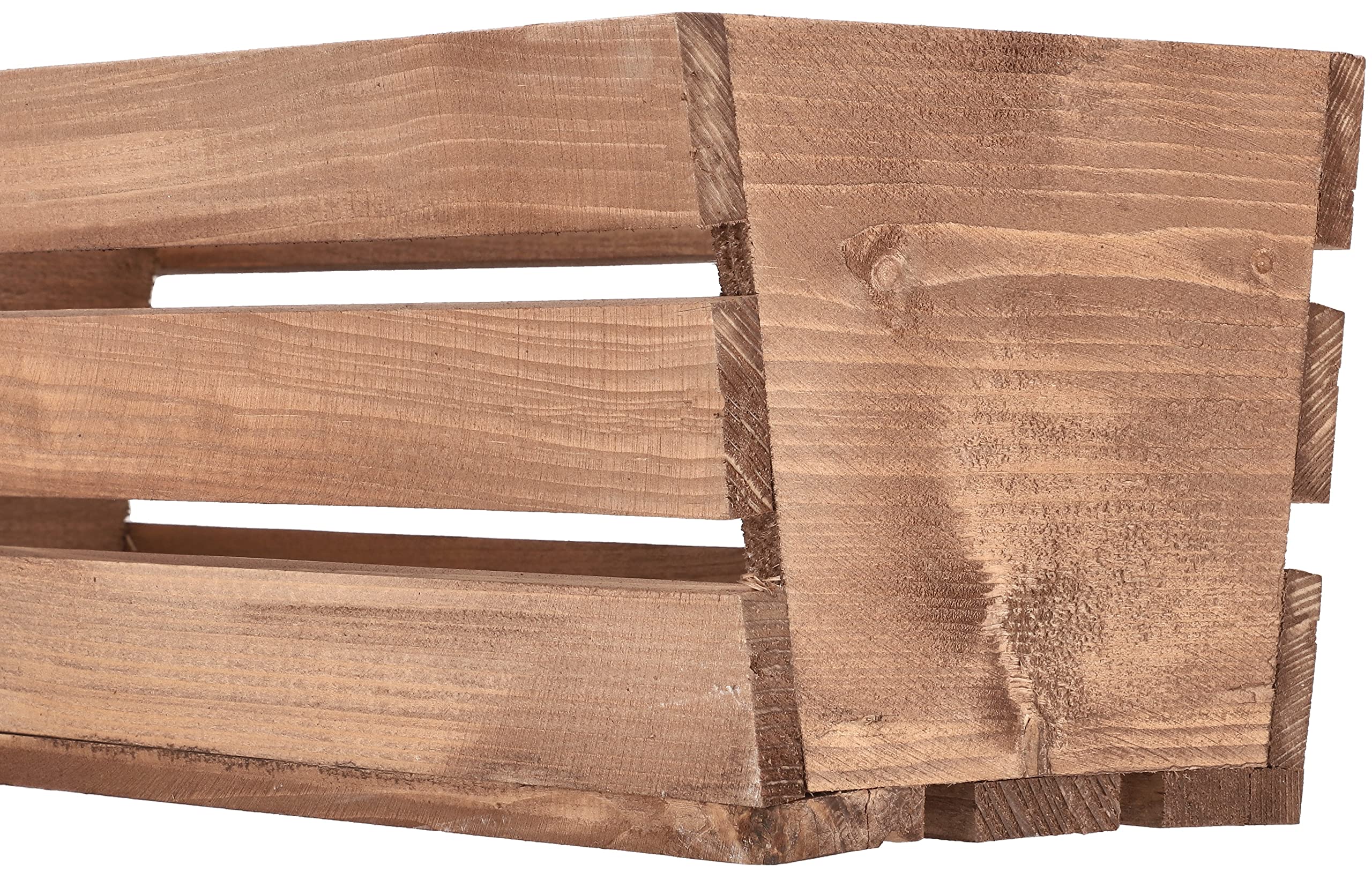 Jardinière en Bois Marron avec Insert en Plastique 40 x 18 x 15 cm - KOTARBAU - 7