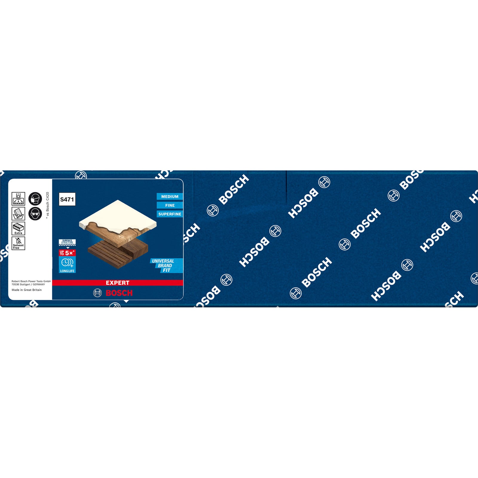 Éponge abrasive Bosch Expert pour ponçage en mousse - 4