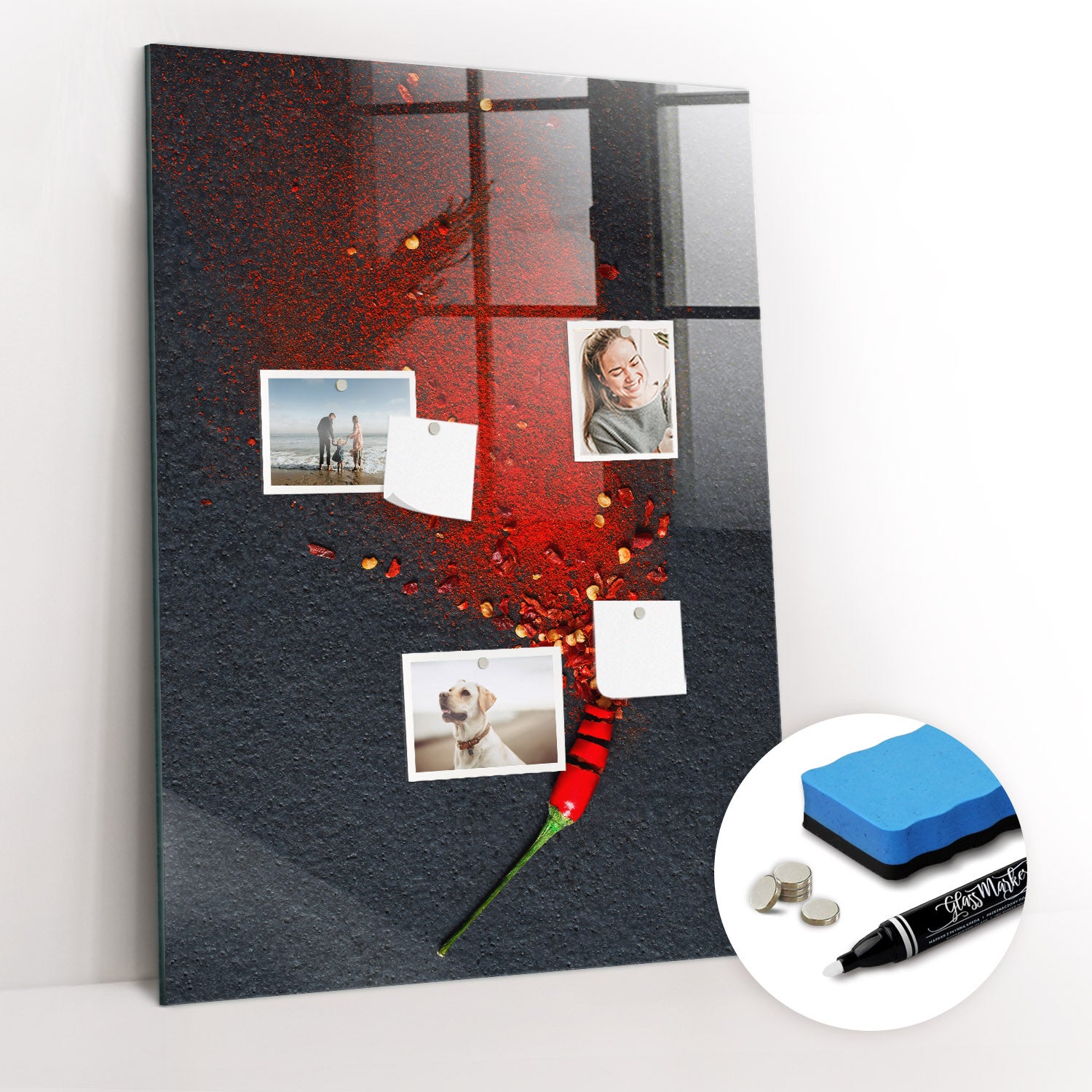 Tableau Déco Moderne Sur Verre Trempé Tulup 70x100cm - Thème Famille | Neuf Emballé