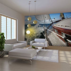 ABAKUHAUS Marin Tapisserie, Aquarelle Bateaux à Voile, Facile à Nettoyer, 110 x 150 cm, Bleu Azur Lilas ABAKUHAUS Marin Tapisserie, Aquarelle Bateaux à Voile, Facile à Nettoyer, 110 x 150 cm, Bleu Azur Lilas