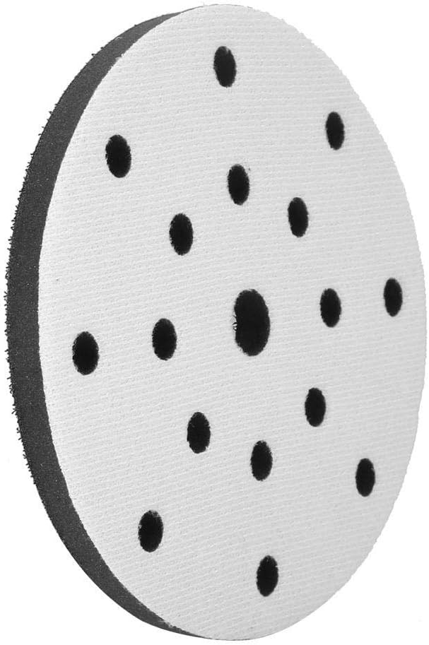 Zestaw 10 Miękkich Padów Szlifierskich, 150mm Miękka Gąbka do Szlifowania Padów Interfejsowych Średnica 150 mm (17 otworów)
