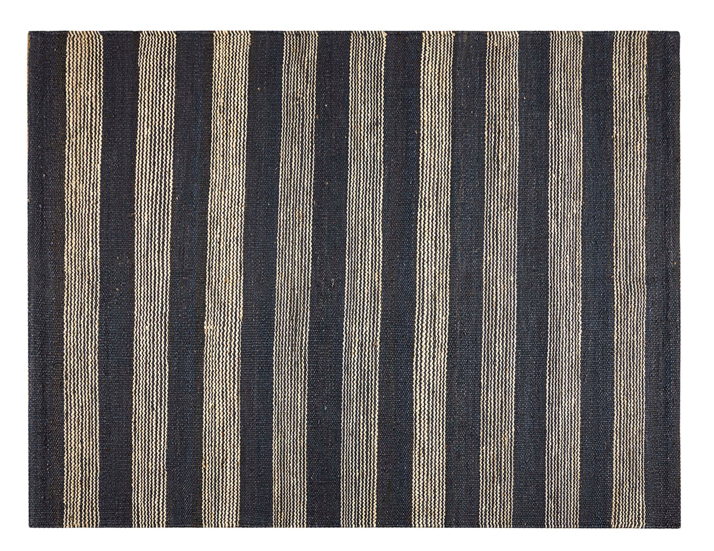 Dywan z naturalnej juty w kolorze antracytowym 200x300 cm – Ręcznie robiony, wysoka jakość, ekologiczny
