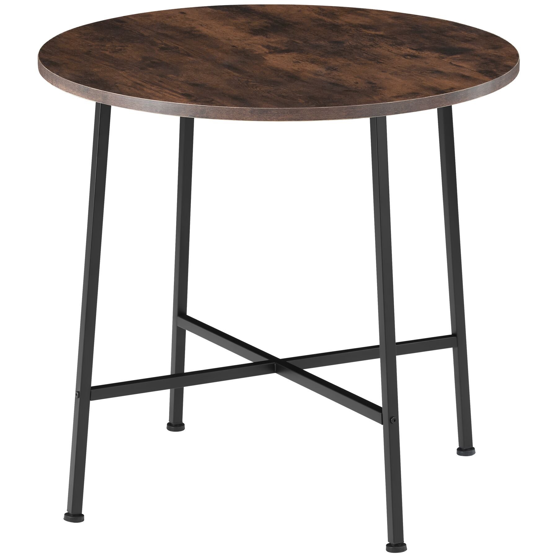 Tectake  Mesa De Comedor Estilo Industrial Negro , Leroy Merlin