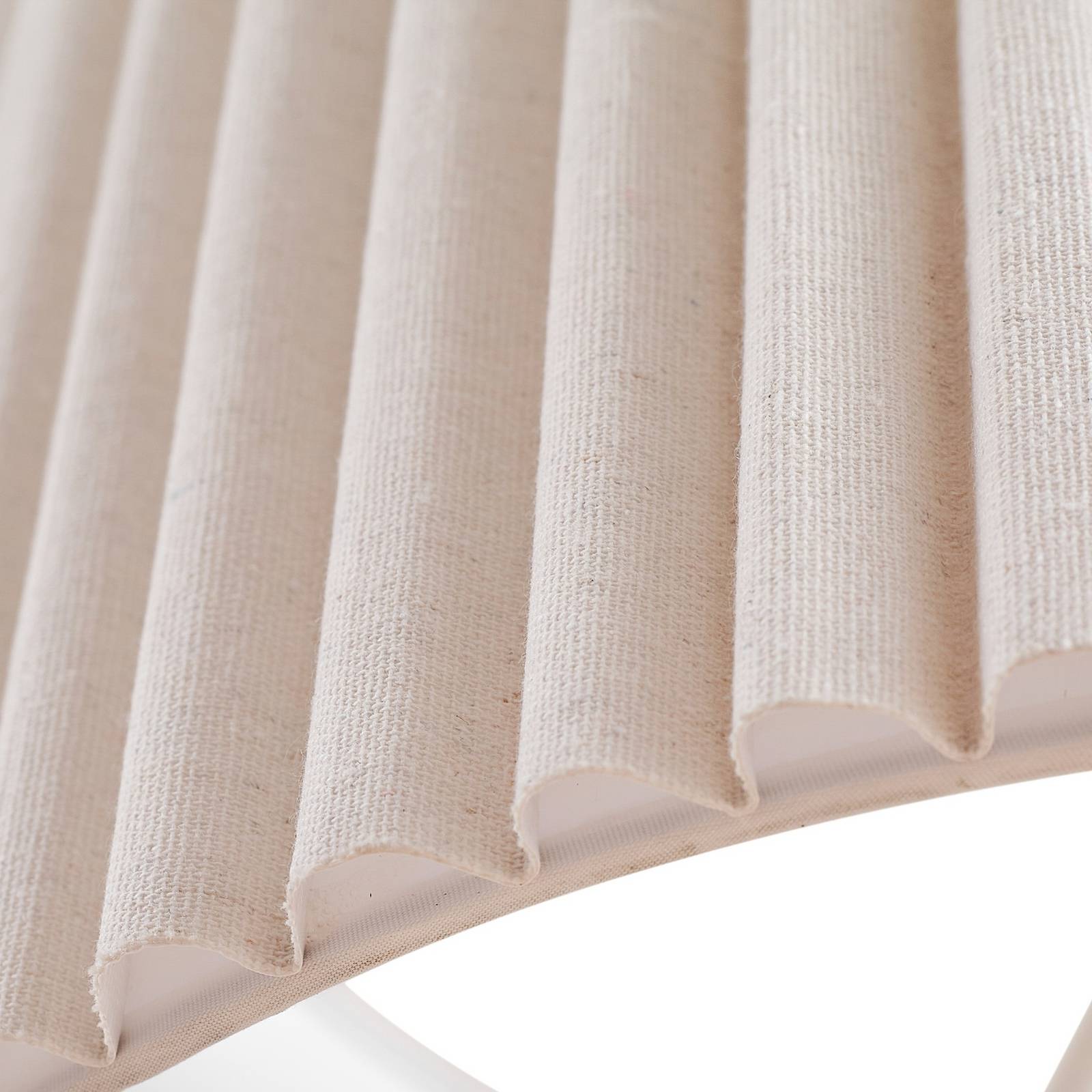 Suspension Lindby Libbie, Ø 45 cm, lin, couleur crème, Suspension Luminaire, Lampe plafond, Luminaire Plafonnier, Lampe Suspendue, Suspension - 7