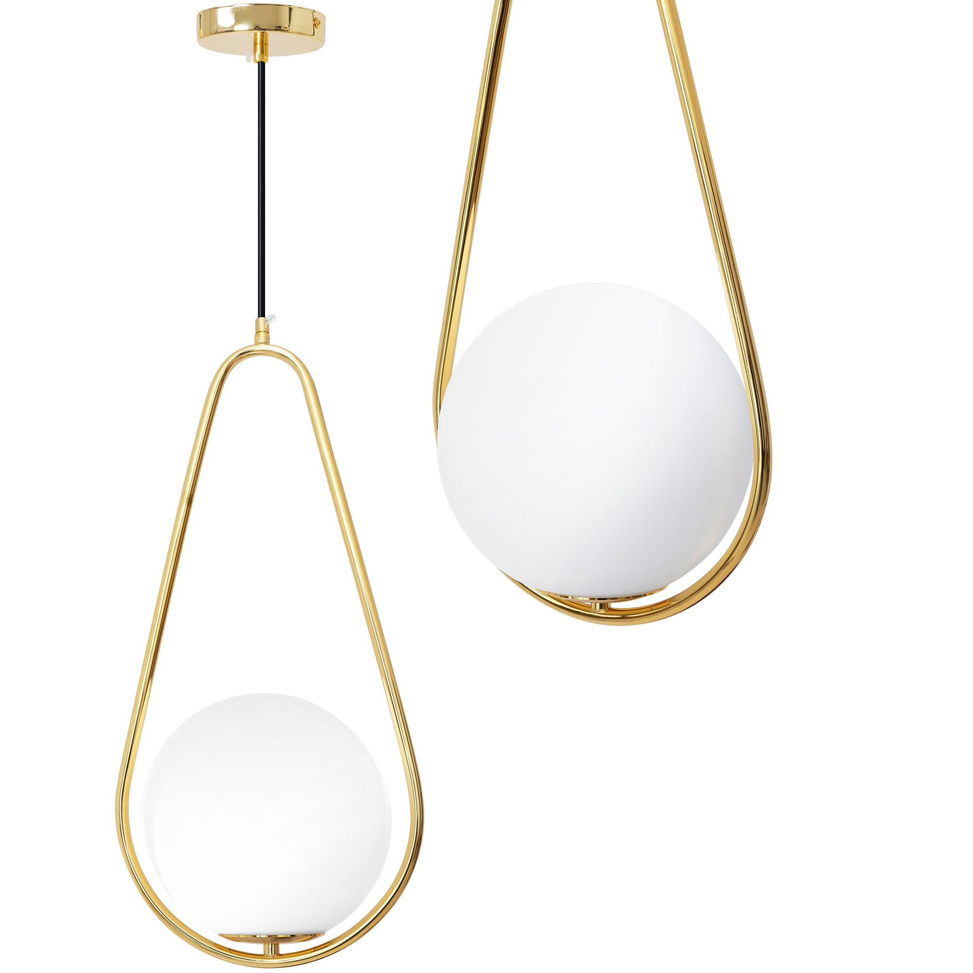 Lampa Sufitowa Wisząca Toolight App472-1Cp Złoty