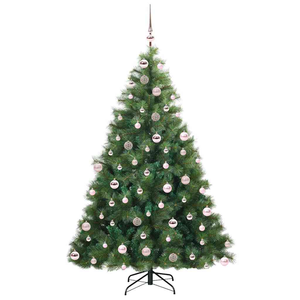 Sapin de Noël artificiel avec 300 LED Vert 180 cm PE et PVC vidaXL - 5
